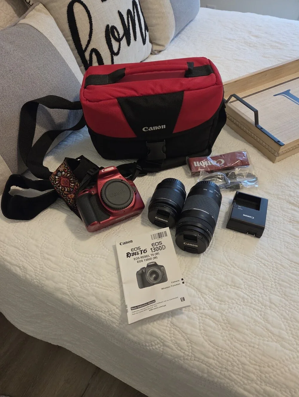 Cannon Rebel Camera With Extra Exstended Lense 325.